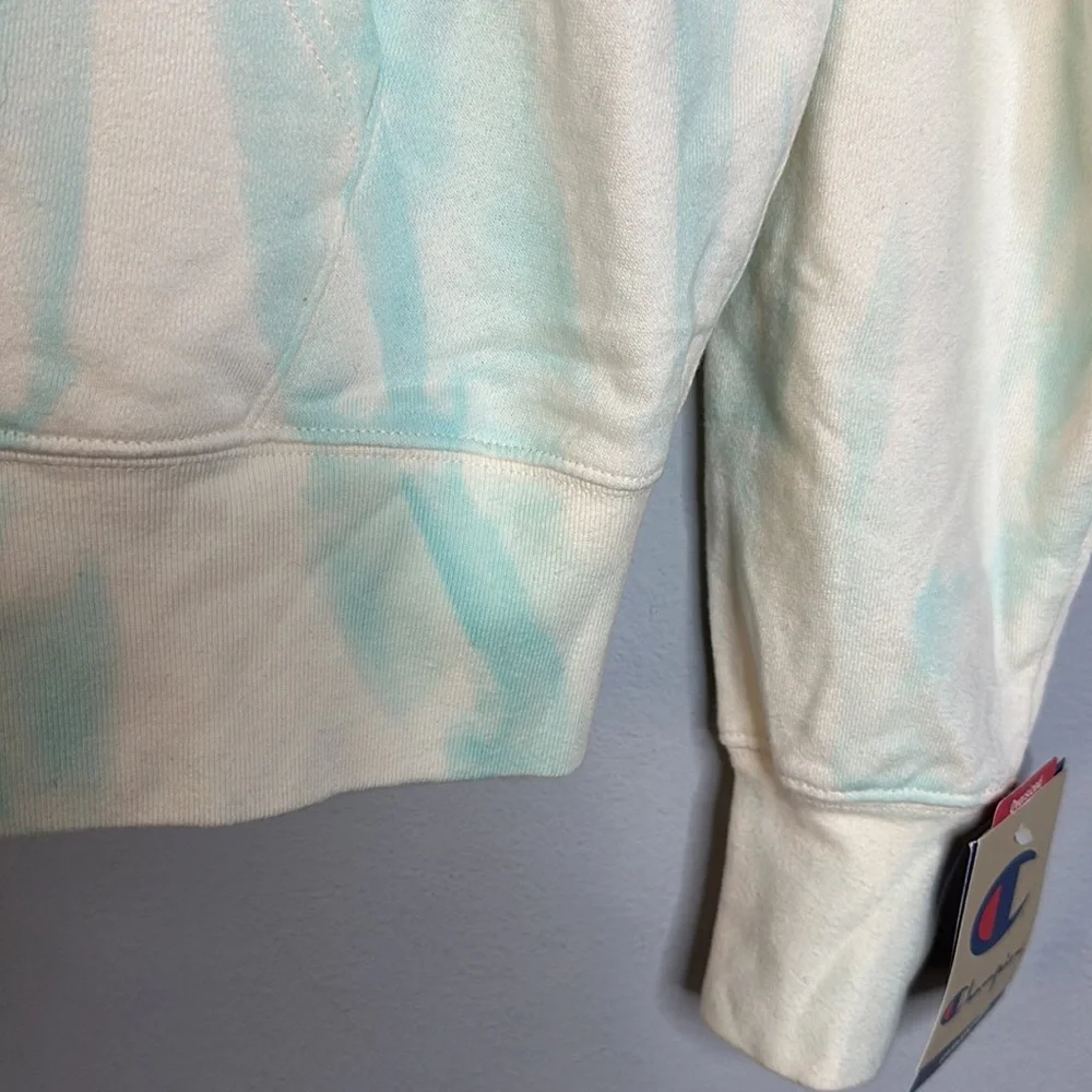 CHAMPION Feather Dye Lightweight Fleece Womens Hoodie M NEW - Picture 6 of 7